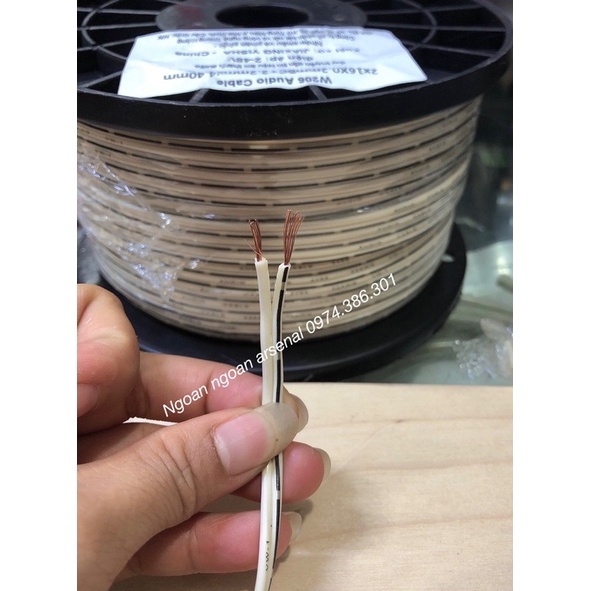 Dây loa máy tính lõi đồng 2 mét, 4 mét loại tốt. lõi 0,5mm