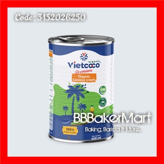 Nước cốt dừa ORGANIC VIETCOCO - 400ml (BAO BÌ MỚI 06/2021)