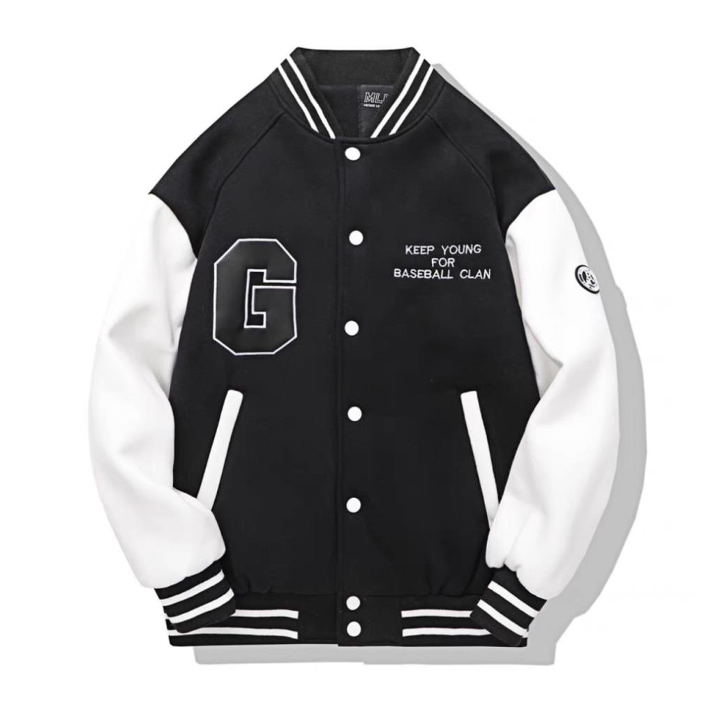 Áo khoác nỉ bomber chữ G bao chất đẹp-A817