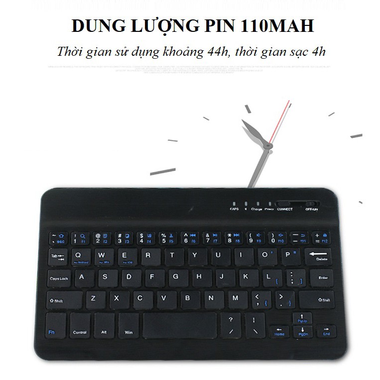 Bàn phím điện thoại ⚡Bảo hành 6 Tháng⚡ Bàn phím không dây kết nối bluetooth siêu nhanh - Thiết kế nhỏ gọn F8S