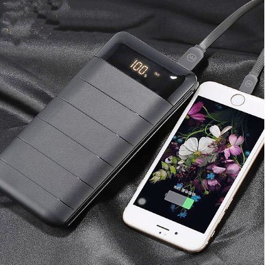 Cục Sạc pin dự phòng đèn WK dung lượng 20000 mAh dùng cho iphone, samsung, xiaomi