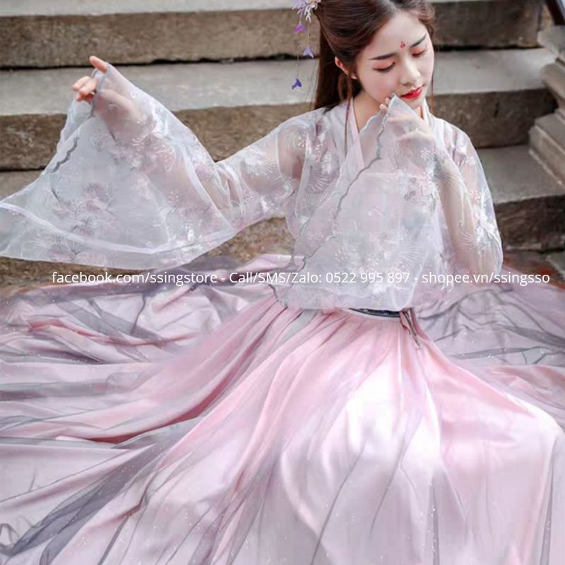 Trang phục cổ trang hán phục thuê hoa ( Hàng order )