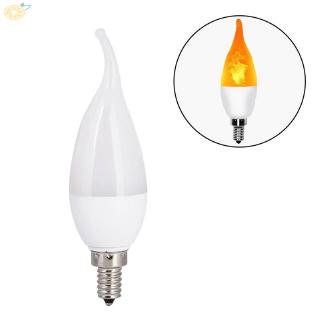 Đèn led E12 mô phỏng hiệu ứng ngọn lửa dùng trang trí