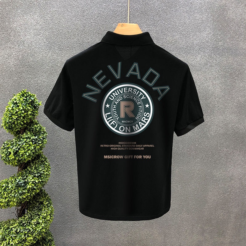 Áo Thun Nam Tay Lỡ In Họa Tiết Phong Cách Hàn Quốc