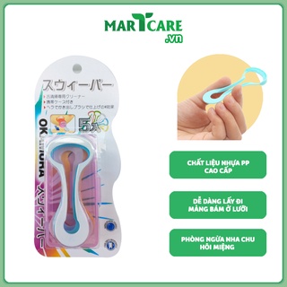 ☘️FREESHIP☘️ Okamura - Dụng cụ cạo lưỡi Okamura Nhật Bản (Hộp 5 cái)