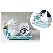 Kệ bát đĩa 2 tầng Lock&Lock bằng nhôm 2-Tier Aluminum Dish Rack LDR204 HL