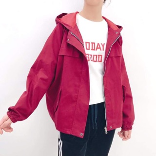 Áo khoác kaki nút bấm