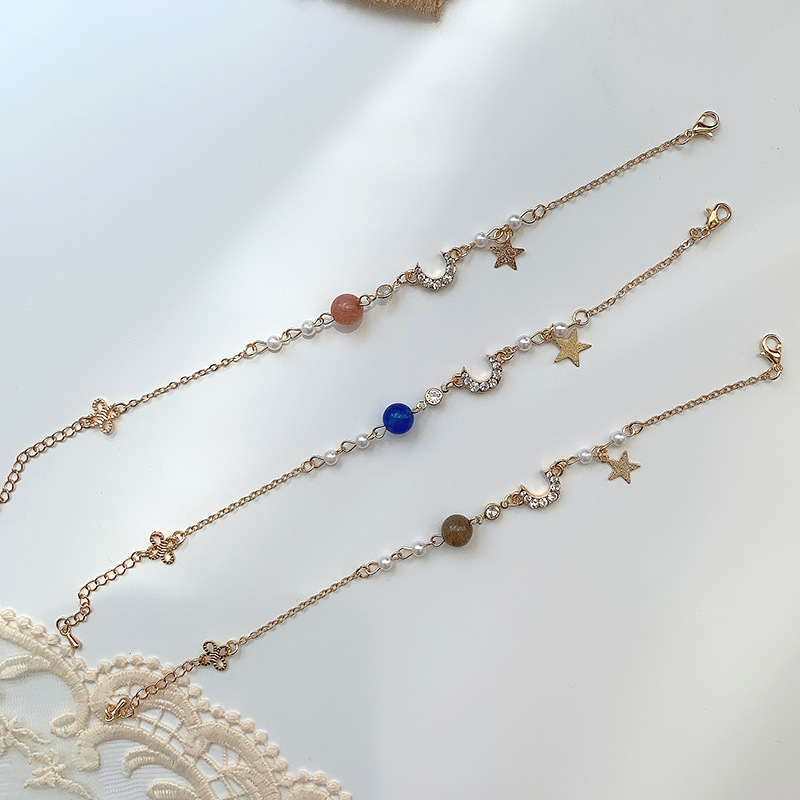 Vòng Tay Đính Ngọc Trai Nhân Tạo Thời Trang Dành Cho Nữ