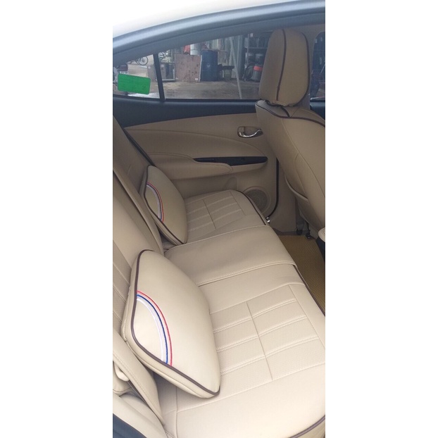 Bộ Áo Bọc Ghế-Đệm ghế  Ô TÔ 5 Chỗ 9D LBW ôm kín 360 Độ Chất Liệu Da PU Cao Cấp