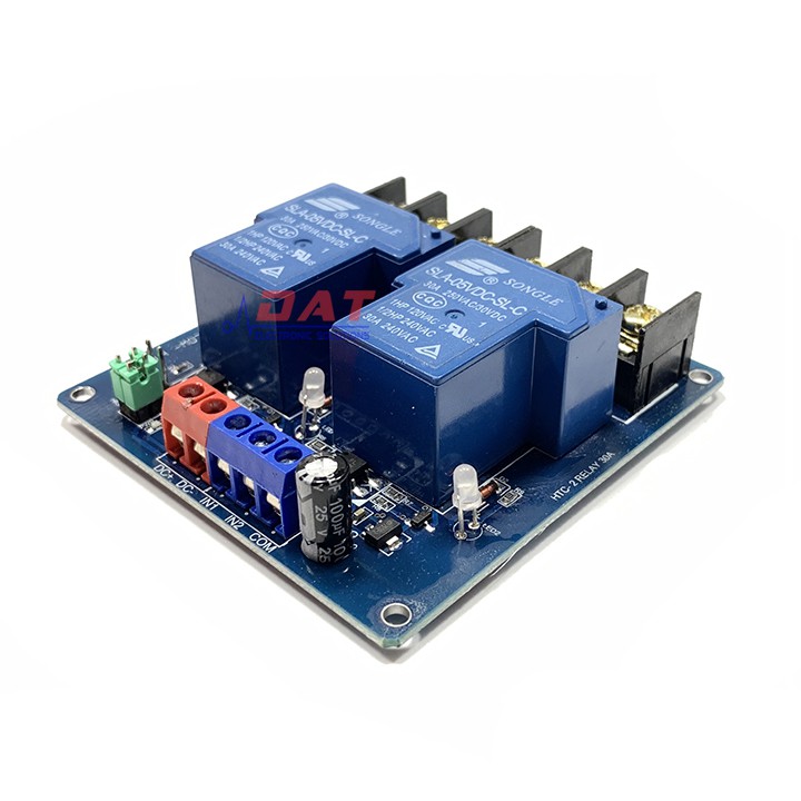 Module 2 Relay 30A - 5V Kích High/Low HTC
