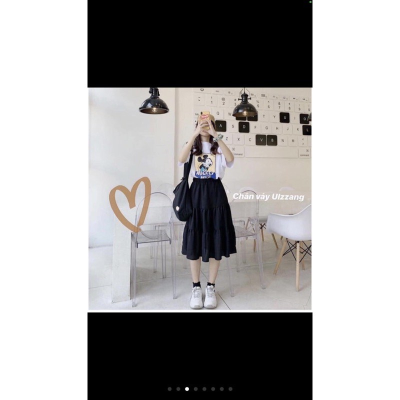 [ Mã FADIRECT5K giảm 5K đơn bất kỳ] Chân Váy Vintage HÀN QUỐC 2 Màu⚪️⚫️chân váy 3 tâng⚪️⚫️đầm tiểu thư | BigBuy360 - bigbuy360.vn