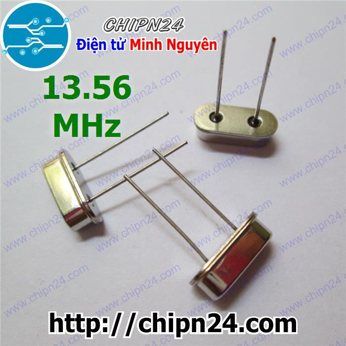 [3 CON] Thạch anh 13.56M 49S DIP (13.56MHz 13.56)