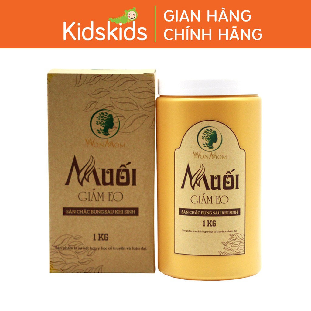 Muối Quấn Bụng Giảm Eo, Săn Chắc Vòng Bụng Sau Sinh Wonmom 1Kg