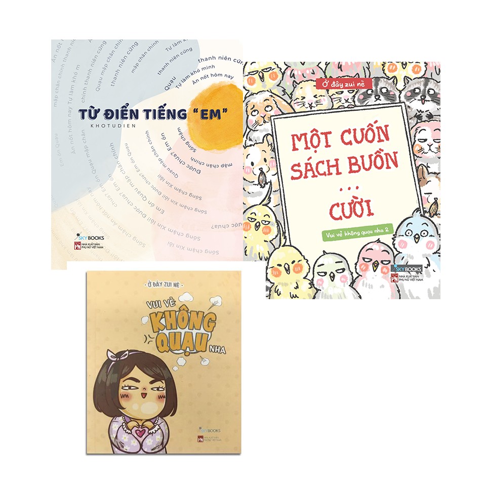Combo sách - Từ điển tiếng em - Vui vẻ không quạu (Phần 1 + 2)