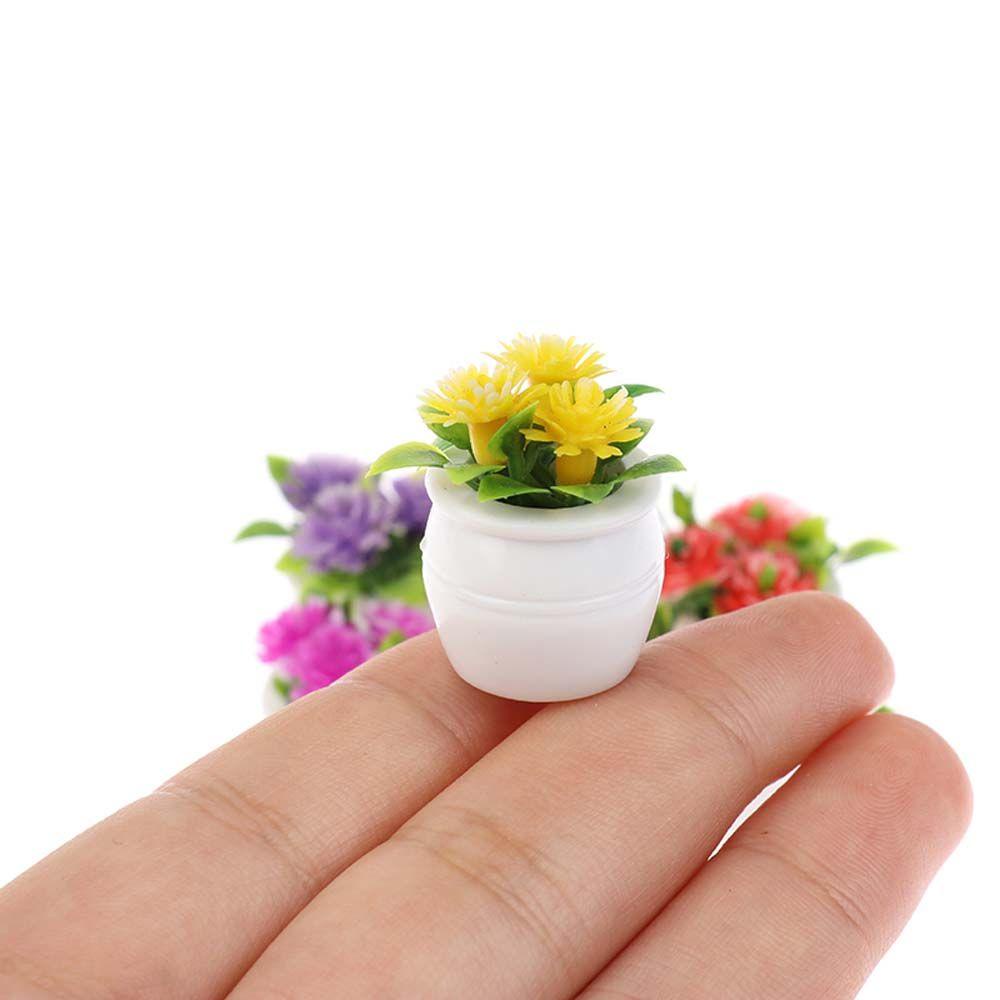 Chậu Cây Mini Để Bàn Trang Trí Nhà Búp Bê REBUY1 1: 12