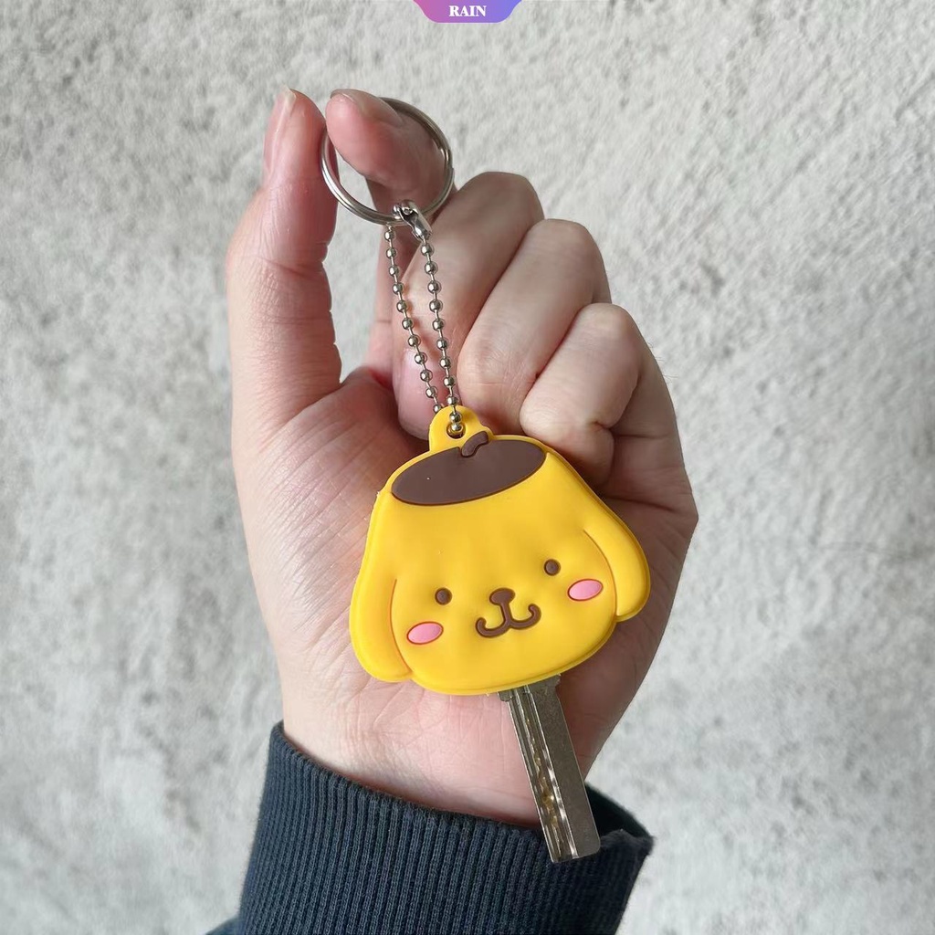 SANRIO 1 Vỏ Silicon Mềm Hình Cinnamoroll My Melody Kuromi Hello Kitty Bảo Vệ Chìa Khóa