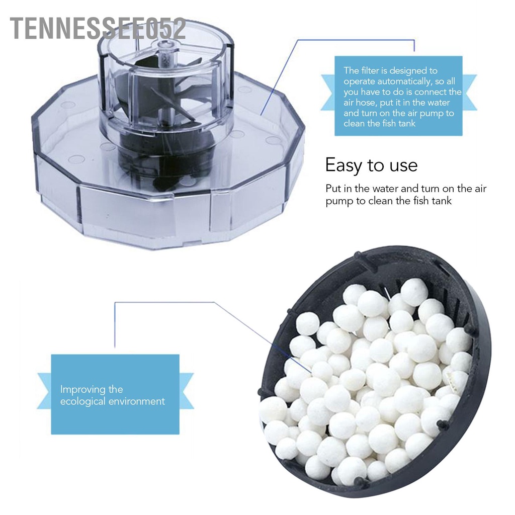 Tennessee052 Thùng lọc bể cá Hình tròn Bể Máy hút tự động cho