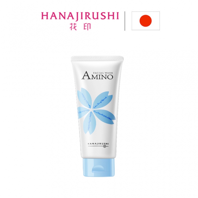 Sữa rửa mặt HANAJIRUSHI axit amin làm sạch sâu dưỡng ẩm phong cách Nhật Bản chất lượng cao 60g/ 110g
