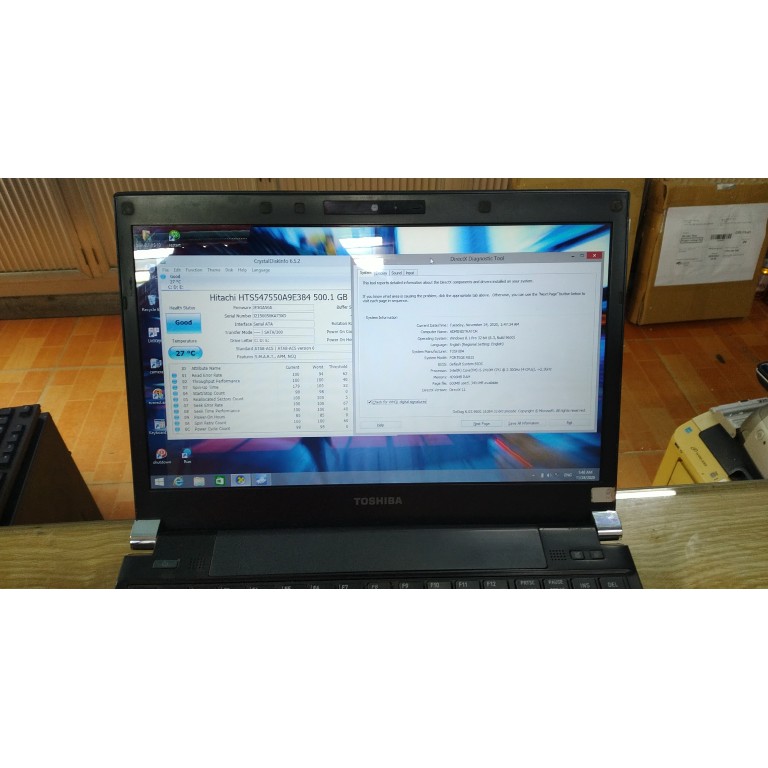 Laptop Toshiba R835