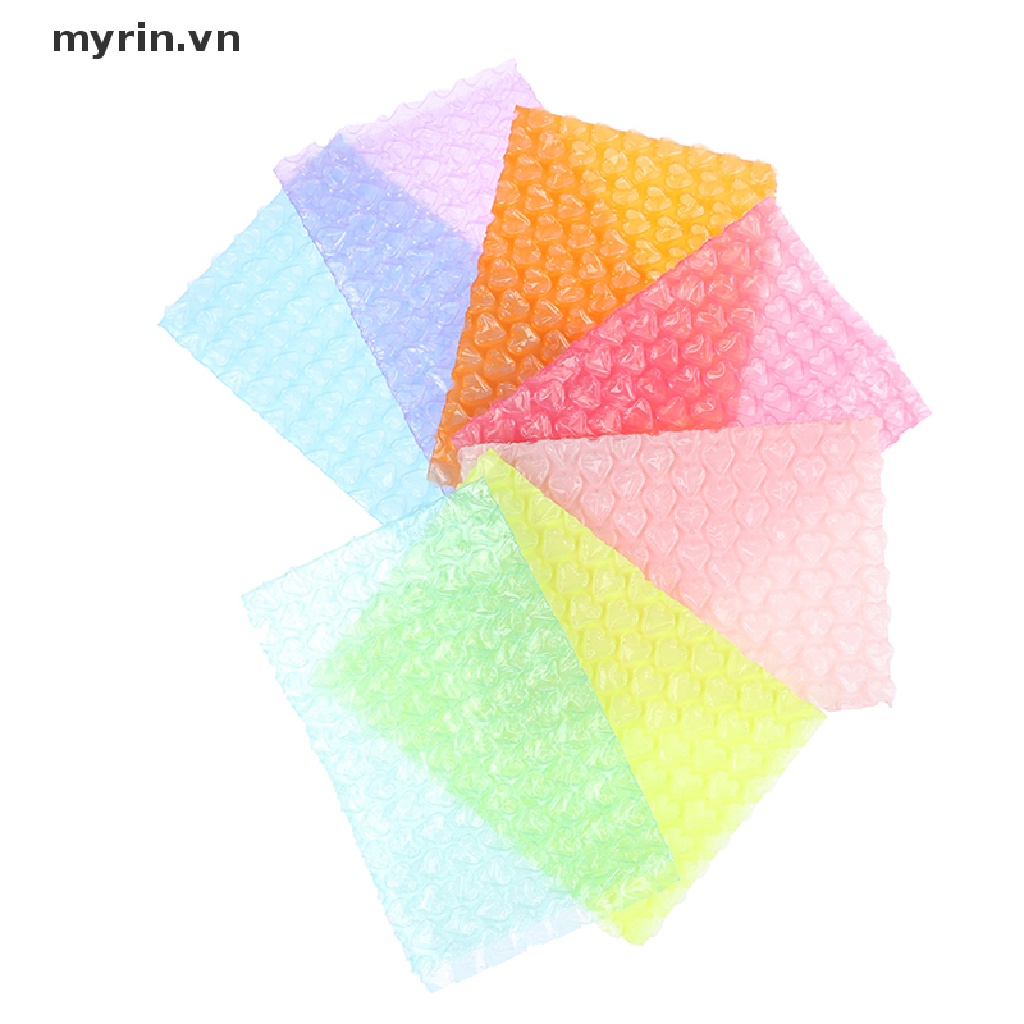 Bộ 10 Túi Bong Bóng Trái Tim 15 * 10cm