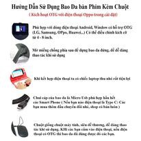 ⚡Bàn phím chơi game kết nối OTG ⚡  kèm chuột có dây sử dụng cho điện thoại, ipad, máy tính bảng