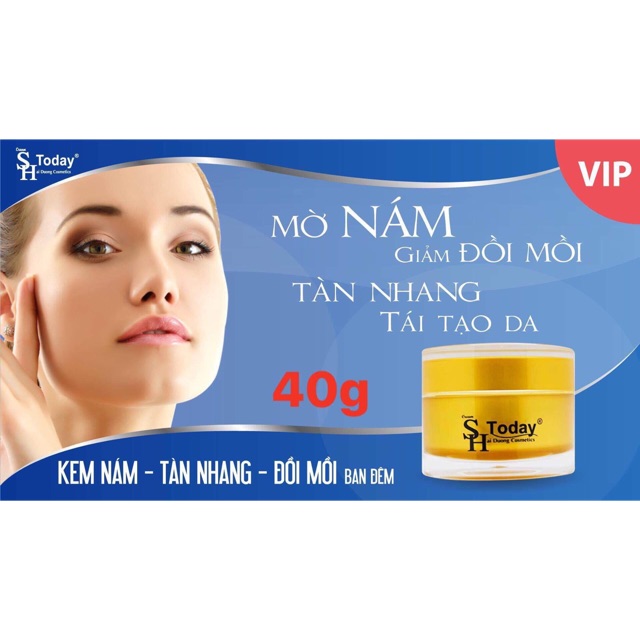 SH Today Kem bộ đơn đẳng cấp VIP Kem Nám - Tàn Nhang - Đồi mồi Ban đêm  (40g )