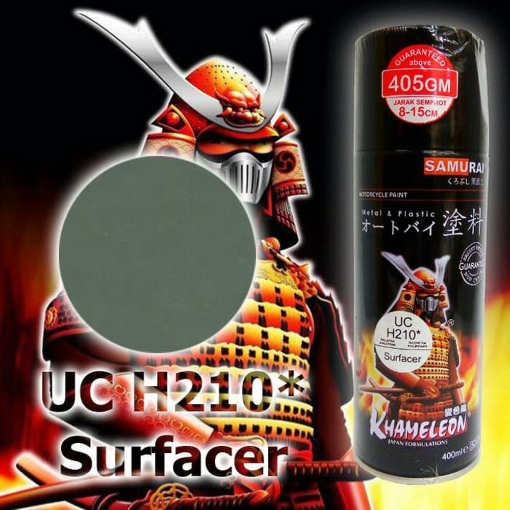 Sơn lót sơn xe máy Samurai UCH210 1 thành phần _Surfacer _ Shop uy tín, giao hàng nhanh, giá rẻ