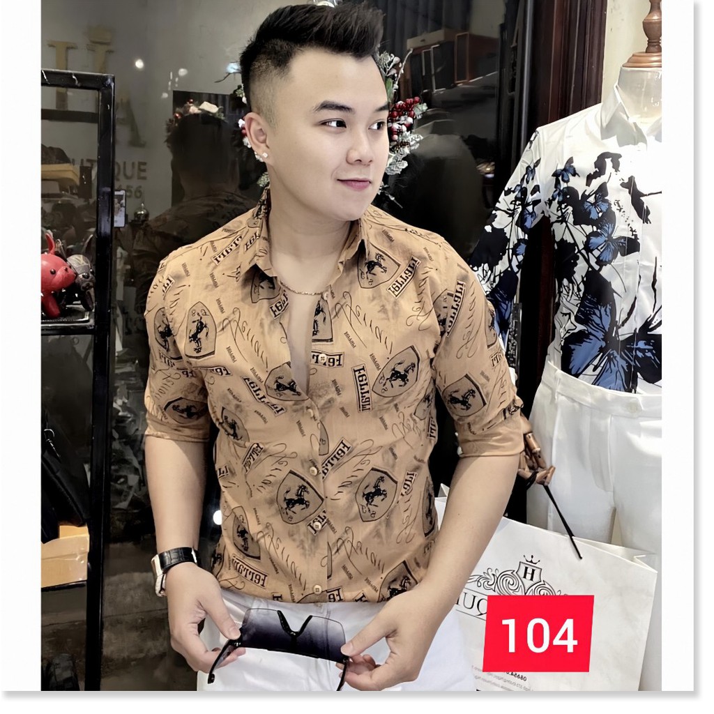 Áo Sơ Mi Nam  Hàn Quốc Mẫu Đơn Giãn Đẹp Trai HP