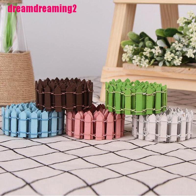 Mô Hình Hàng Rào Gỗ Mini Trang Trí Nhà Búp Bê