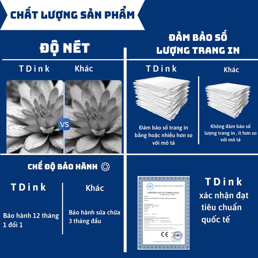 Hộp Mực siêu đậm nét TDink 81A  - Dùng cho máy in laser HP M604DN / M605DN ...
