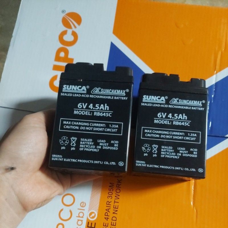 Cục sạc ắc quy suca 6V - 4,5Ah ( dùng cho đèn tích điện , quạt tích điện)