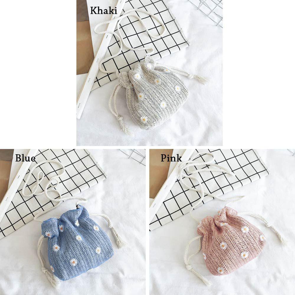 UUMIR Túi Cói Dây Rút Đeo Chéo Thời Trang Trẻ Trung