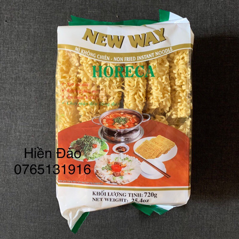 Mì Không Chiên 720 gr( chay mặn đều dùng được)