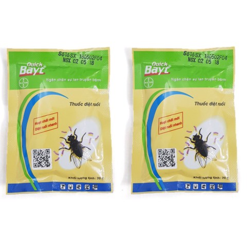 thuốc diệt ruồi QUICK BAYT gói 20g ( hãng sản xuất BAYER )