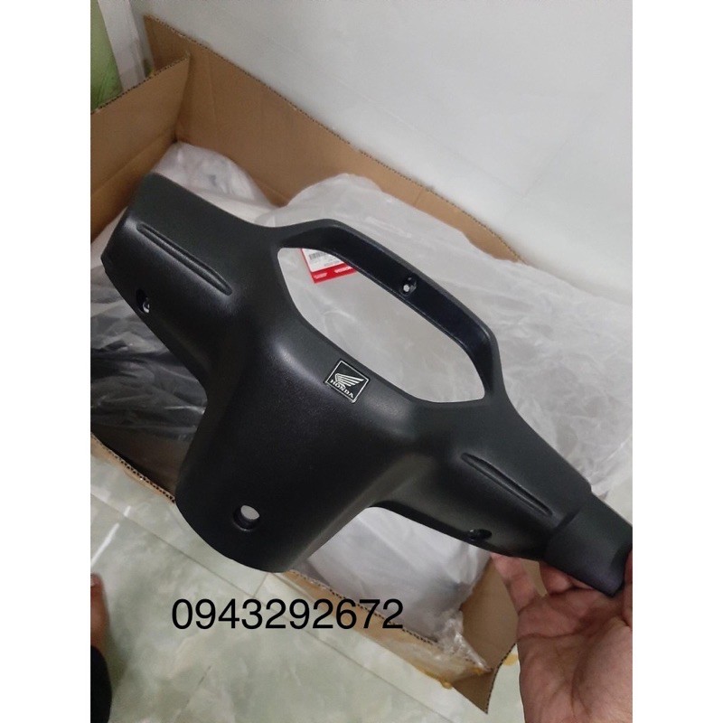 Bộ ốp sau tay lái , gáy ZX tem trắng Zin Honda