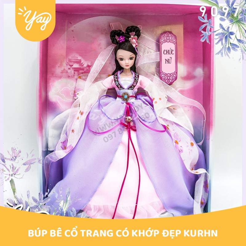 [CHÍNH HÃNG] [GIÁ RẺ] Búp Bê Cổ Trang Có Khớp Đẹp Kurhn