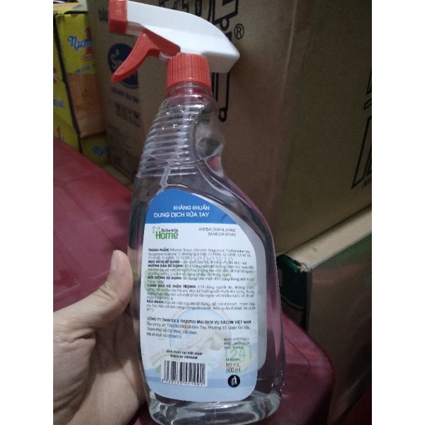 Dung dịch rửa tay khô sạch khuẩn Bebewin Home 500ml