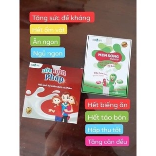 COMBO MEN SỐNG HỮU CƠ VÀ SỮA NON PHÁP