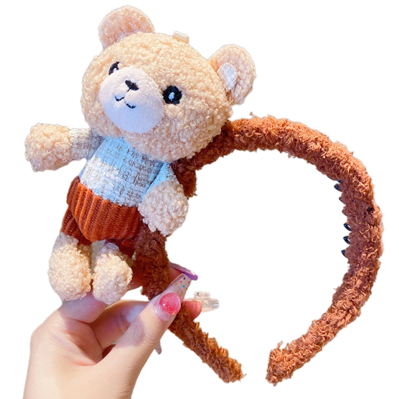 Băng Đô Cài Tóc Hình Động Vật Hoạt Hình Dễ Thương Cho Bé