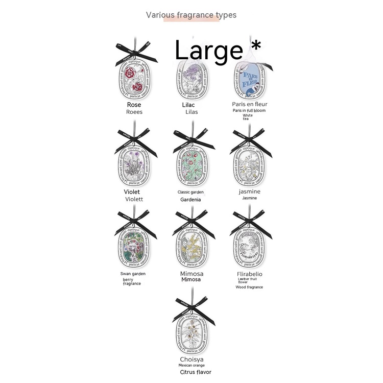 Dây Treo Khuếch Tán Nước Hoa Trang Trí Nội Thất Xe Hơi