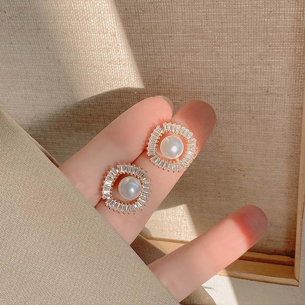 Bông Tai VANES1 Dáng Dài Hình Vuông Ngọt Ngào Cá Tính Cho Nữ