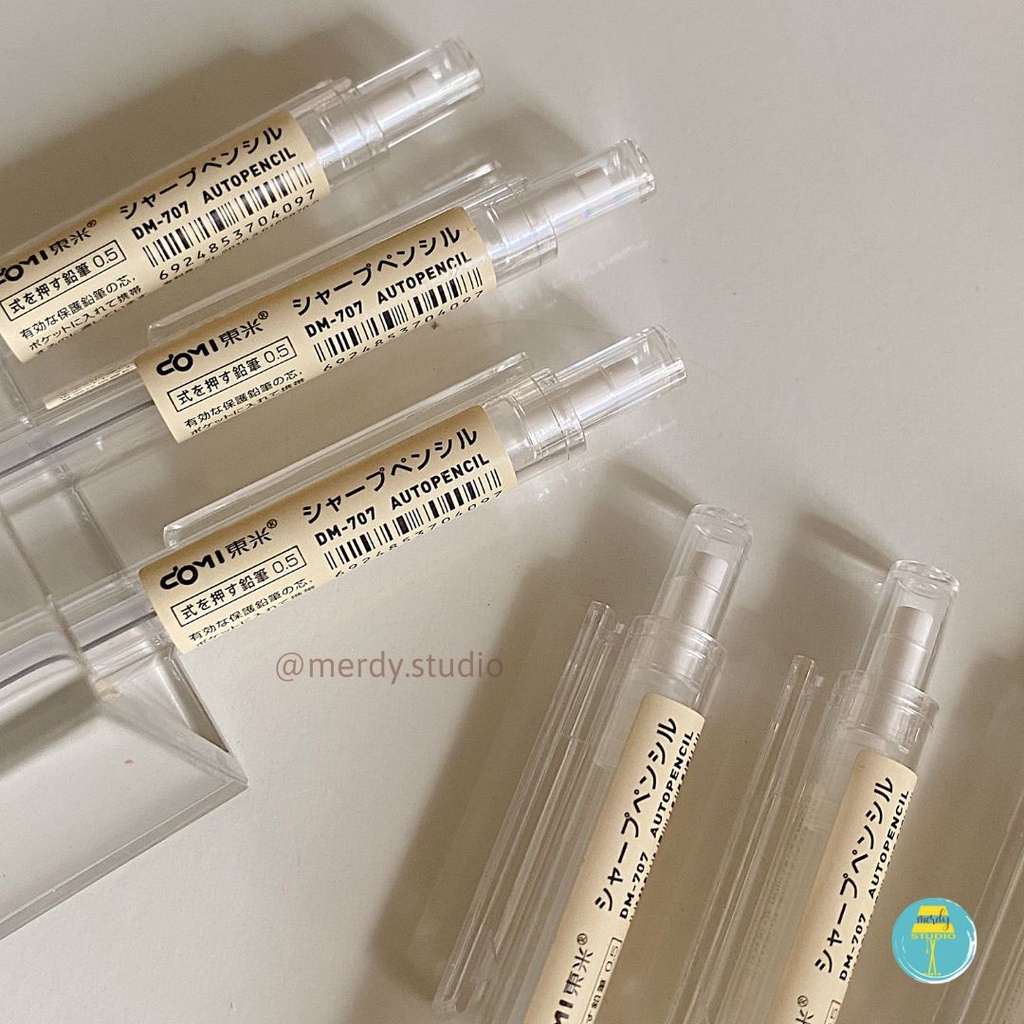 Bút chì bấm DOMI Simple Pencil thiết kế tối giản, ngòi 0.5mm