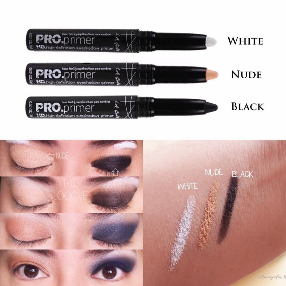 Kem lót Mắt L.A.Girl Pro Primer Stick White tạo khối che khuyết đôi mắt - L.A.Girl USA (shop giao màu ngẫu nhiên)