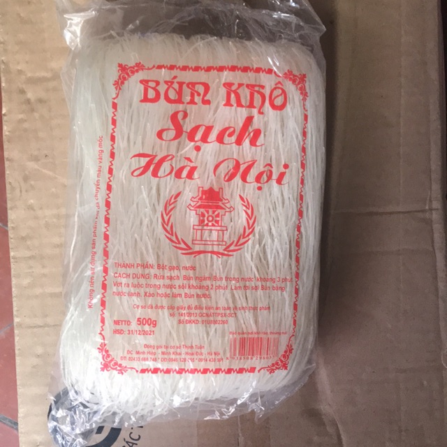 Bún khô sạch Hà Nội