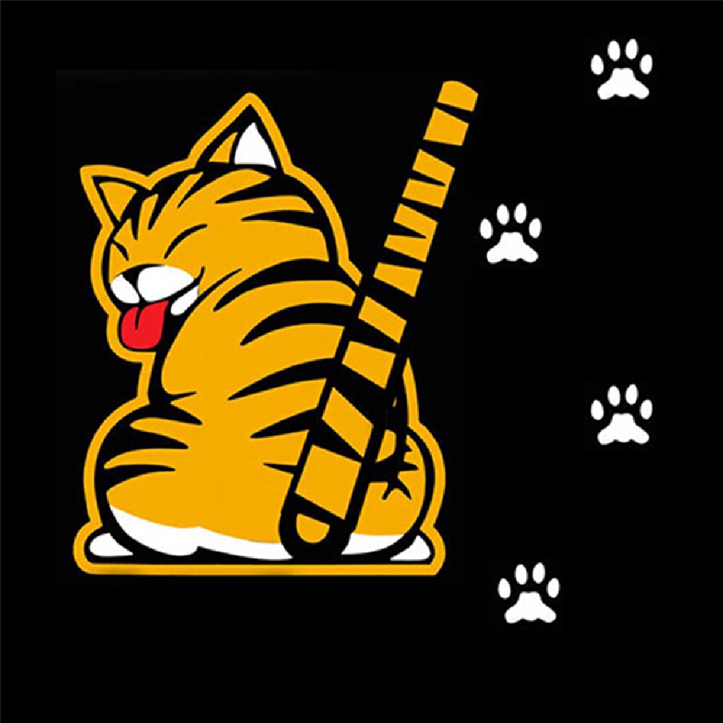 Đề Can Dán Trang Trí Kính Chắn Gió Xe Hơi Hình Chú Mèo Di Chuyển Đuôi Ngộ Nghĩnh Miếng Dán Trang Trí Kính Chắn Gió Xe Hơi Hình Mèo Di Chuyển Đuôi Dễ Thương Ca Vui Nhộn