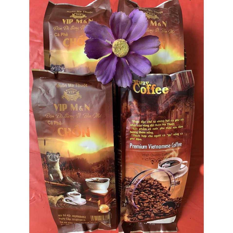 Cà Phê Chồn Tây Nguyên Thơm Ngon, Pha Phin, Pha Máy-Loại Thượng Hạng - Túi 500g | BigBuy360 - bigbuy360.vn