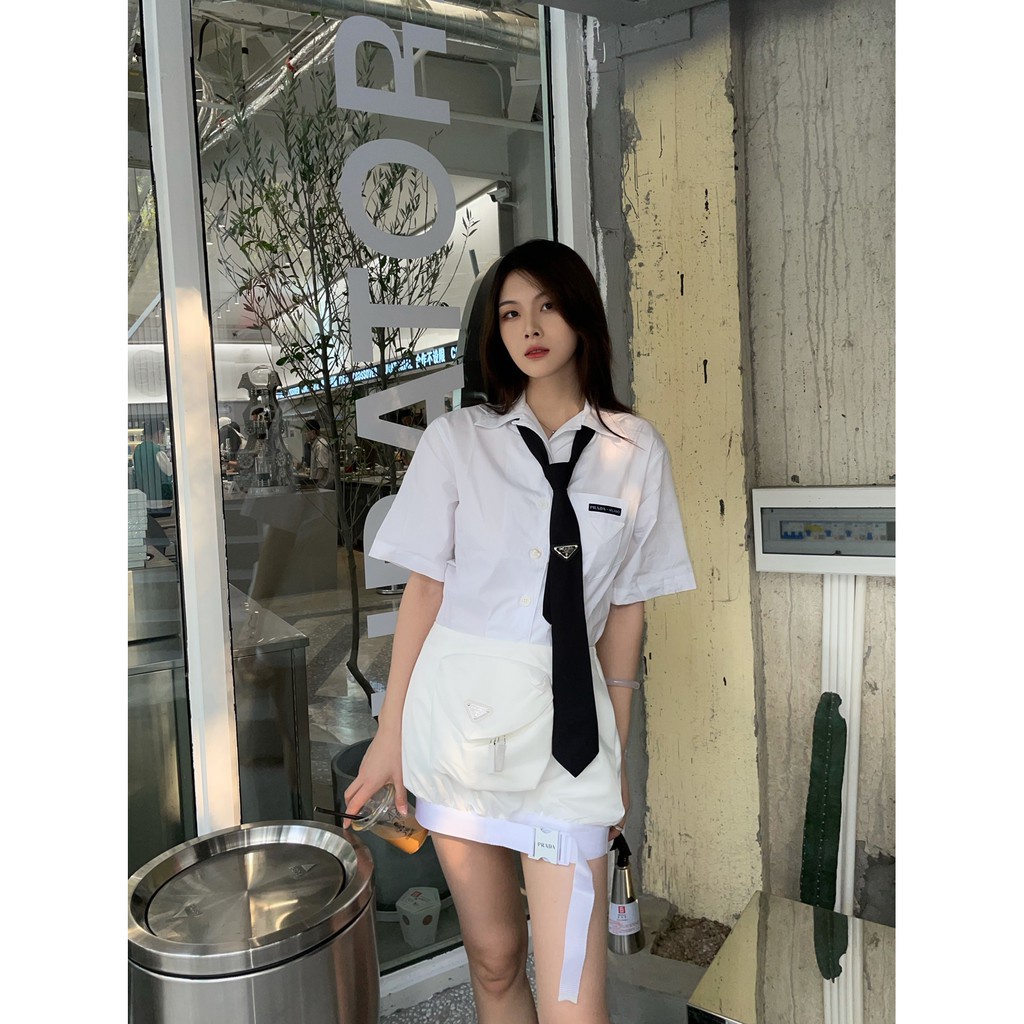 Mới Cà Vạt Unisex Bản Rộng Re-Nylon