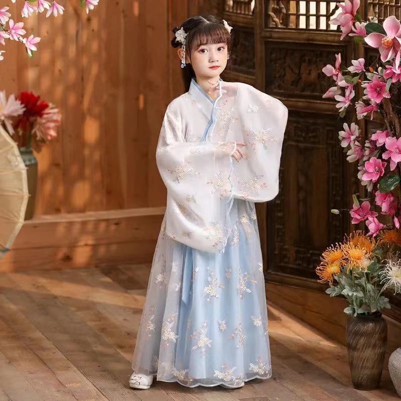 Hàng Mới Về Bộ Đồ Hán Phục Cổ Trang Phong Cách Trung Hoa Năm 2021 Thời Trang Xuân Hè Cho Bé Gái