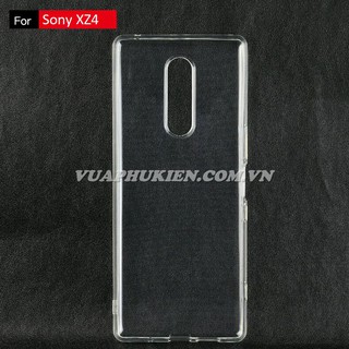 Ốp lưng cho Sony Xperia XZ4, XZ3, XZ2, XZ1, XZS, XZ Silicone dẻo trong suốt loại A+ siêu mỏng 0,5 mm