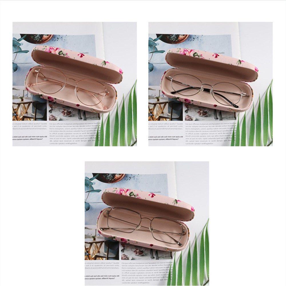 Hộp Đựng Mắt Kính Cầm Tay Bằng Vải In Hoa Hồng